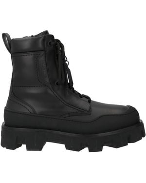 Moncler Ankle Boots Leather - Black