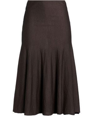 KHAITE Midi Skirt - Brown