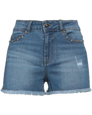 John Richmond Denim Shorts - Blue