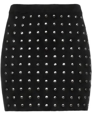 Akep Mini Skirt Lyocell, Merino Wool, Elastane - Black