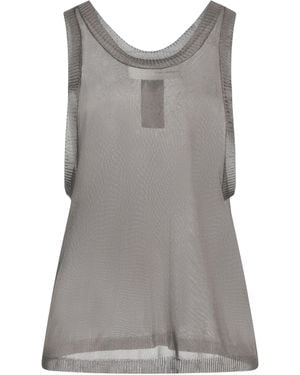 Isabel Benenato Lead Top Viscose - Gray