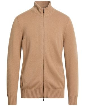 Drumohr Camel Cardigan Cashmere - Natural