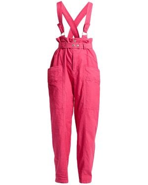 Isabel Marant Trousers Linen, Cotton, Elastane - Pink
