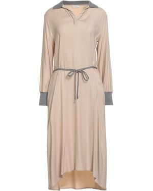 Peserico Vestido Midi - Neutro