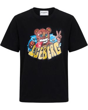 Iceberg T-Shirts - Black