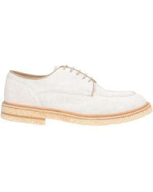 Eleventy Lace-Up Shoes Leather - White