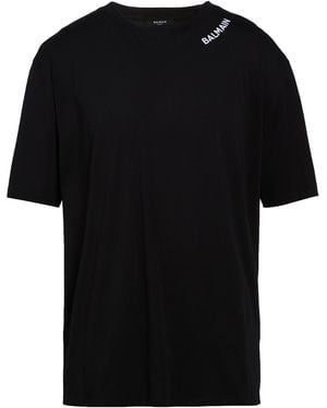 Balmain T-Shirts - Schwarz