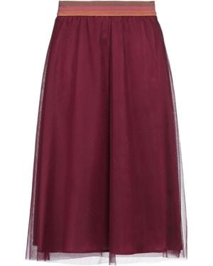 Niu Tulle Flared Midi Skirt