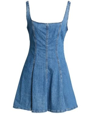 Please Mini Dress Cotton, Elastane - Blue