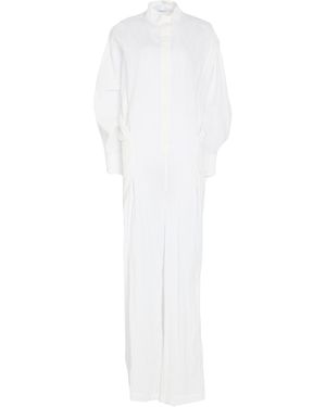 Ferragamo Jumpsuit Viscose, Cotton - White
