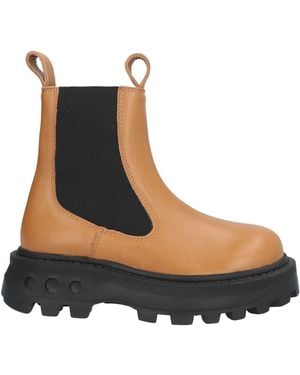 Simon Miller Tan Ankle Boots Leather - Brown