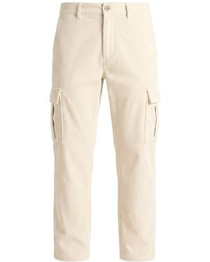 L.B.M. 1911 Ivory Trousers Cotton, Elastane - Natural