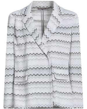 D.exterior Light Blazer Cotton, Viscose, Polyester, Polyamide - Gray