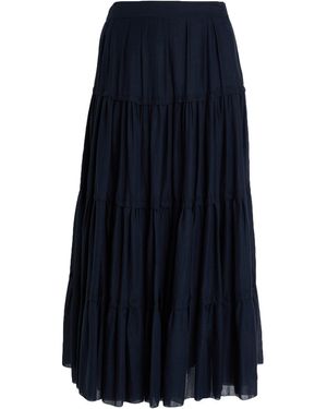 Peserico Easy Midnight Maxi Skirt Cotton - Blue