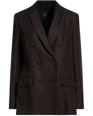 ARMANI EXCHANGE Blazer Cotton, Polyester - Black