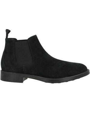 Antica Cuoieria Botines De Caña Alta - Negro