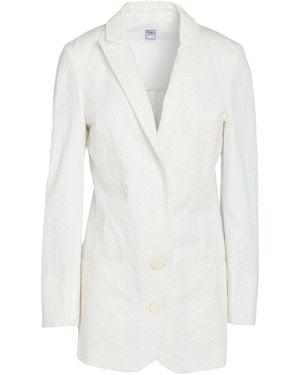 Fedeli Blazer Cotton, Rubber - White