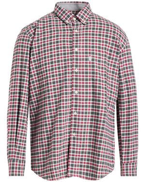 Barbour Dark Shirt Cotton - Red