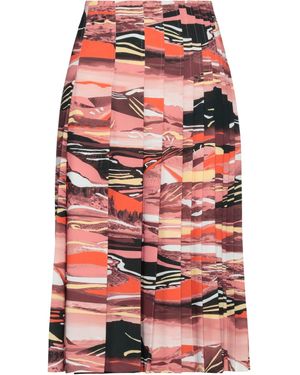 Cedric Charlier Midi Skirt - Red