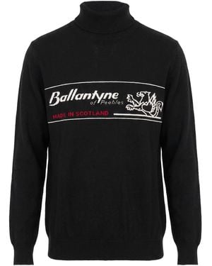 Ballantyne Rollkragenpullover - Schwarz