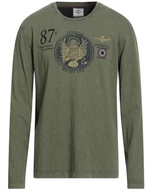Aeronautica Militare Military T-Shirt Cotton - Green