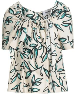 Hache Top Cotton - Blue