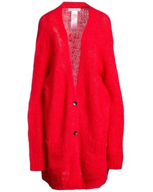 Liviana Conti Cardigan Alpaca Wool, Mohair Wool, Polyamide, Elastane - Red