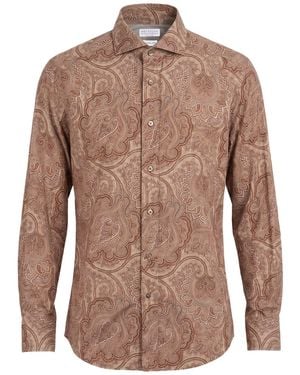 Brunello Cucinelli Camicia - Marrone