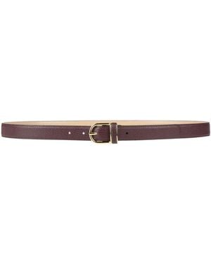 Piquadro Burgundy Belt Leather - Red