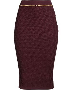 Elisabetta Franchi Midi Skirt - Red