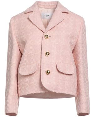 Celine Blazer Wool, Polyamide, Mohair Wool - Pink