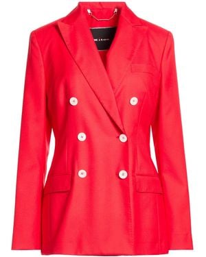 Kiton Blazer Cashmere, Silk - Red