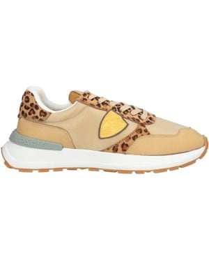 Philippe Model Trainers Leather, Textile Fibres - Natural