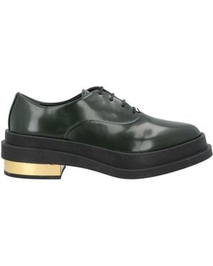Giuseppe Zanotti Lace-Up Shoes Textile Fibers - Green