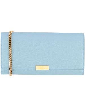 Thom Browne Crossbody Wallet Leather - Blue
