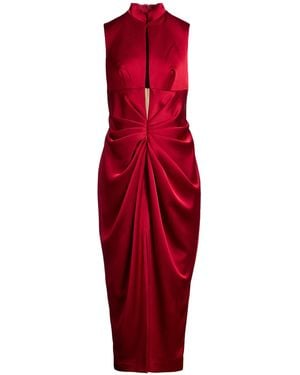Rasario Maxi Dress Polyester, Elastane - Red