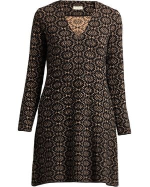 Siyu Mini Dress Merino Wool - Black