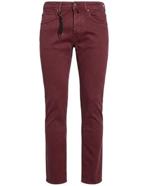Incotex Division Jeans Cotton, Elastane - Red