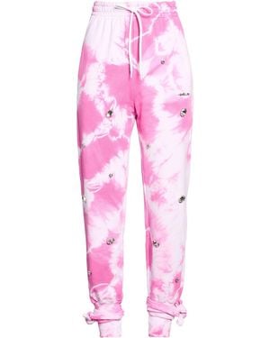 Gaelle Paris Fuchsia Pants Cotton - Pink