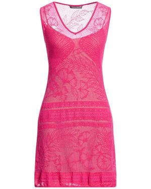 Alberta Ferretti Mini Dress Viscose, Polyester - Pink