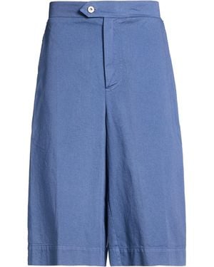 MAISON CRAZY WORKER 3.2 Shorts & Bermuda Shorts Cotton - Blue