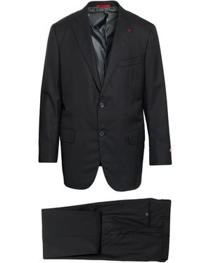 Isaia Suit Wool - Black