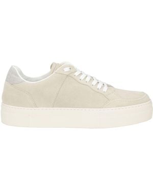 Eleventy Sneakers Leather, Textile Fibers - Natural