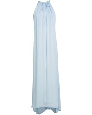 Peserico Maxi Dress Polyester - Blue