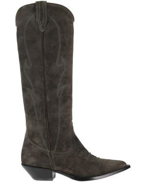 Sonora Boots Military Boot Leather - Black