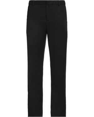 MILLE900QUINDICI Plum Pants Polyester, Viscose, Elastane - Black