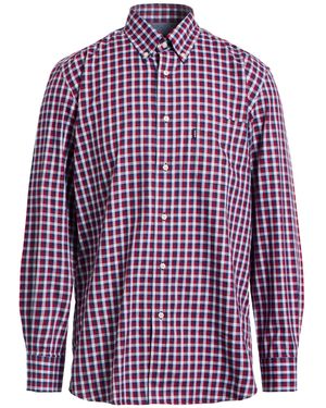 Barbour Brick Shirt Cotton - Red