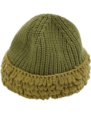 MONCLER X SALEHE BEMBURY Hat Wool, Polyamide - Green