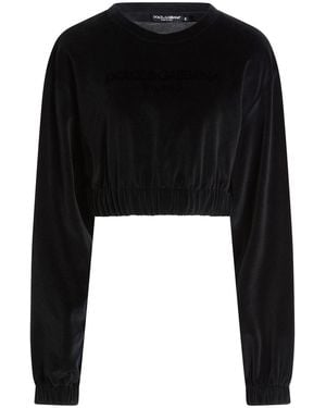 Dolce & Gabbana Sweatshirt Cotton, Polyester, Viscose - Black