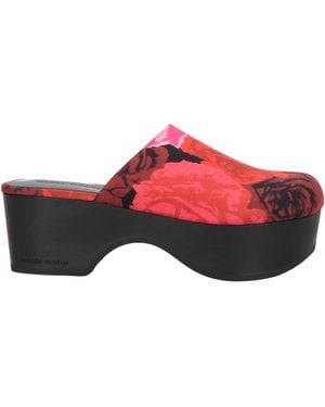 Magda Butrym Mules & Zuecos - Rojo